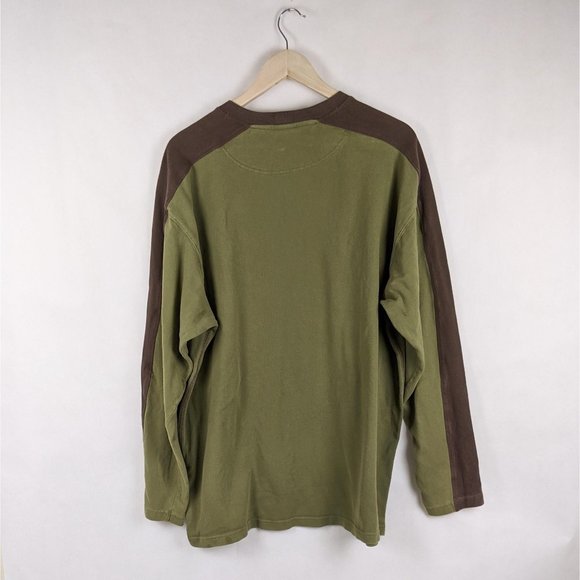 Columbia Green Brown Long Sleeve Cotton Shirt XXL - Picture 2 of 4